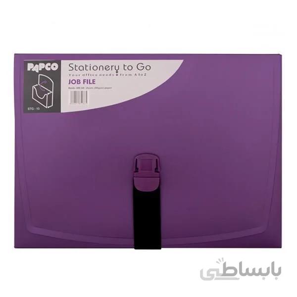پوشه قفل دار پاپکو کد STG-10 سایز A4