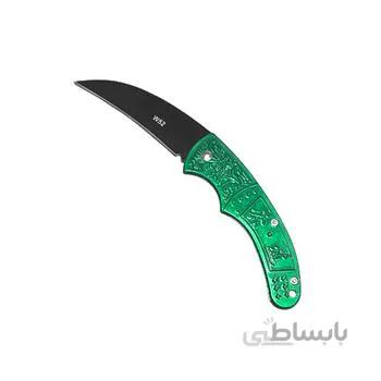 چاقو جیبی دسته سبز مدل w52