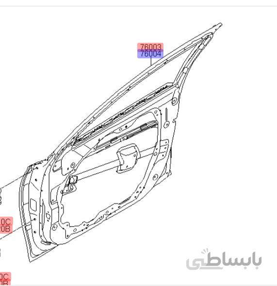 درب جلو راست آزرا گرنجور ۲۰۱۸