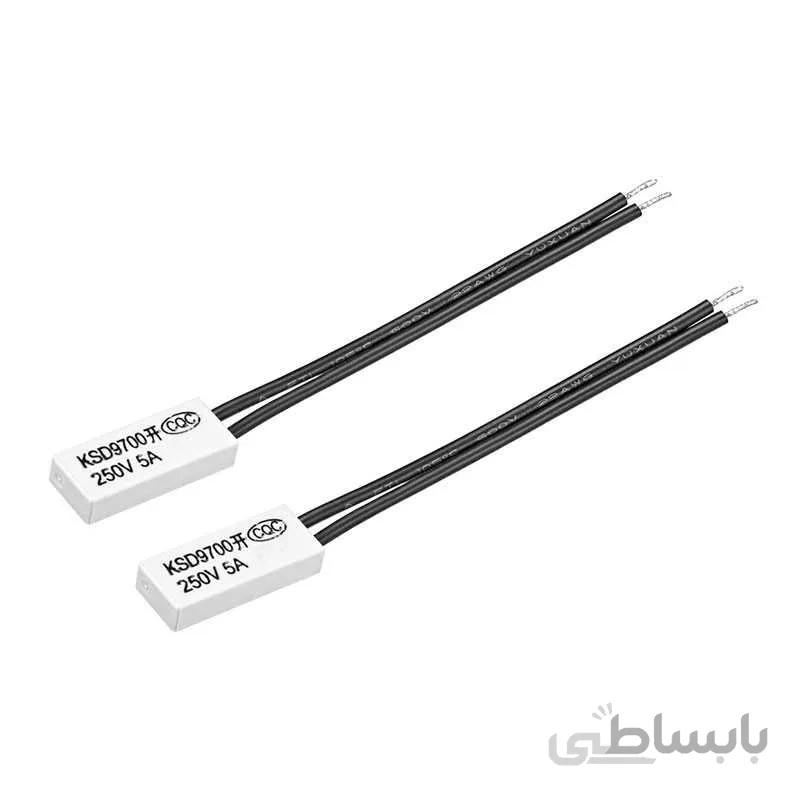 ترموسوئیچ 80 درجه 5 آمپر KSD9700 مدل NC