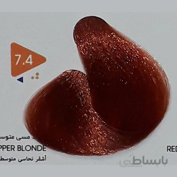 رنگ مو ویتامول (Vitamol) بلوند مسی متوسط (شماره 7/4 مسی) حجم 120 میل