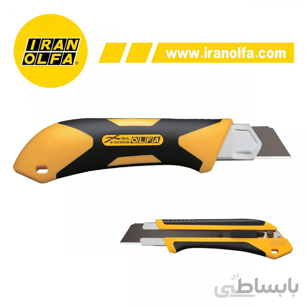 کاتر فوق بزرگ با قفل اتوماتیک اُلفا (OLFA) ژاپن - مدل XH-AL