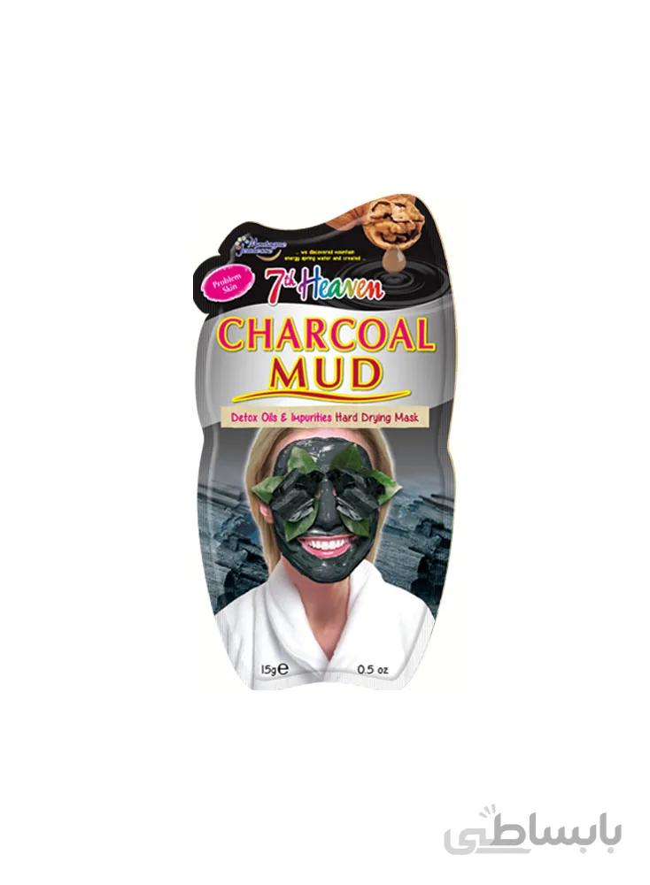 ماسک صورت مونته ژنه سری 7th Heaven مدل Charcoal Mudحجم 15 میلی لیتر