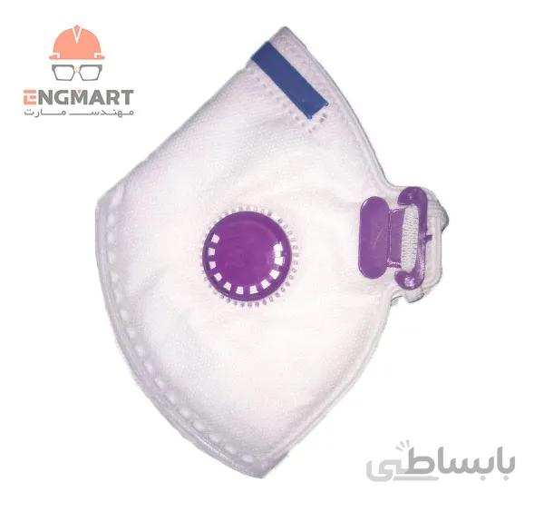 ماسک تنفسی سوپاپ دار ترمه FFP3 مدل ۳۶۰۱ ( بسته ۲۰ عددی )