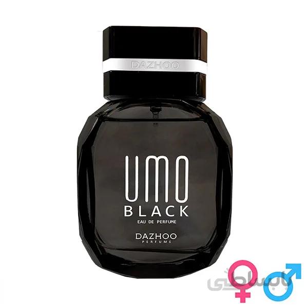 ادکلن داژو مدل اومو بلک مردانه حجم 100 میلی لیتر ا UMO Black dazhoo Eau De Perfume For Men 100Ml