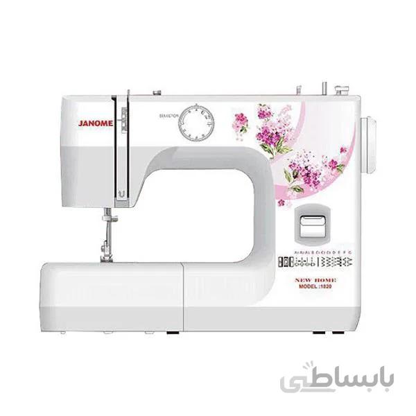 چرخ خیاطی و گلدوزی درب پلاستیک ژانومه janome 1820 ا janome 1820 Sewing Machine 860rpm Plastic door
