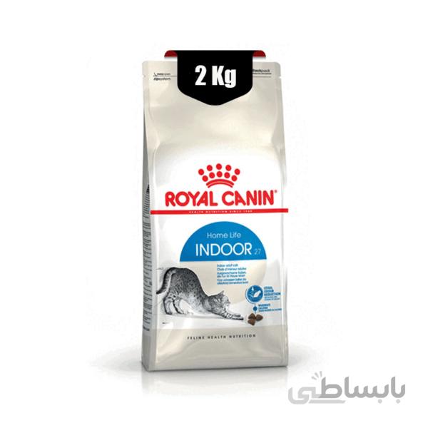 غذای خشک گربه ایندور لایف رویال کنین (Royal Canin Home Life Indoor 27) وزن 2 کیلوگرم