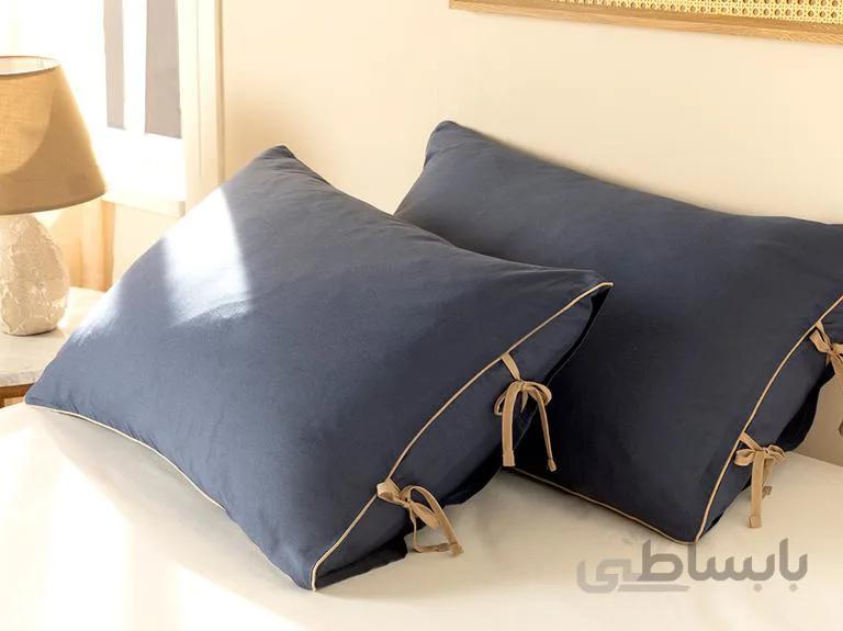 روبالشی روبان دار انگلیش هوم طرح Classy بسته ۲ عددی