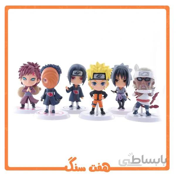 فیگور انیمه ناروتو مجموعه 6 عددی NARUTO FIGURE