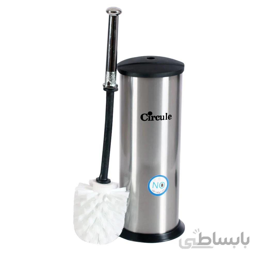 فرچه سرویس بهداشتی استیل CE-05 ا فرچه توالت با بدنه استیل و کیفیت بالا