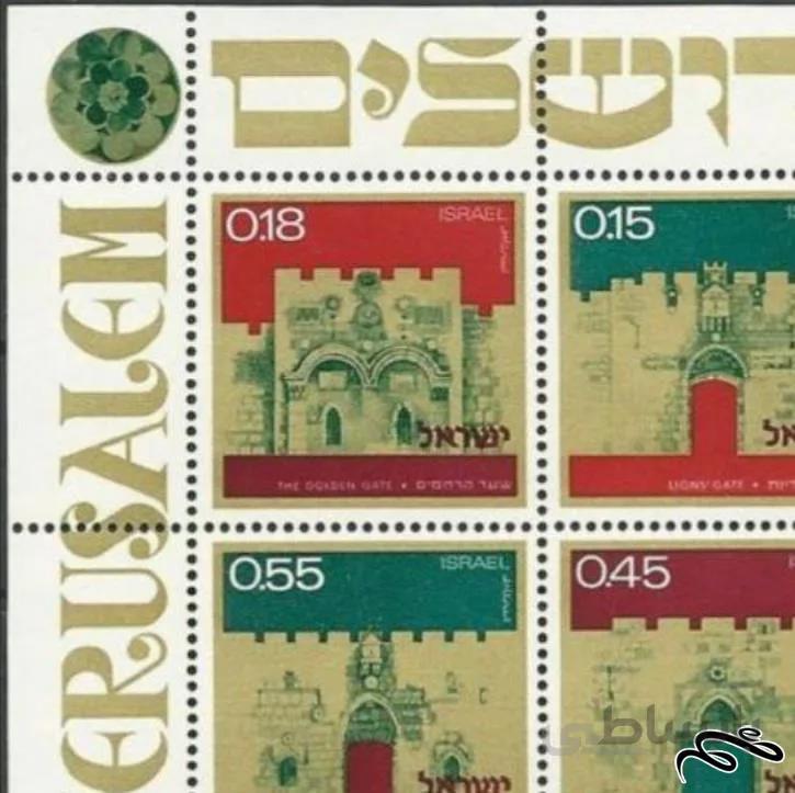 تمبر فلسطین اشغالی کیفیت عالی سری کامل شیت