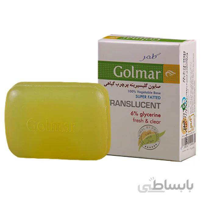 صابون گلیسیرینه پرچرب گیاهی مناسب پوست خشک Glycerin گلمر 100 گرم
