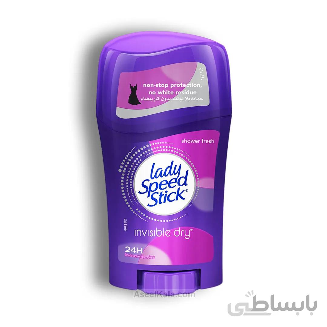 دئودرانت لیدی اسپید استیک Invisible Dry Shower Fresh ا Invisible Dry