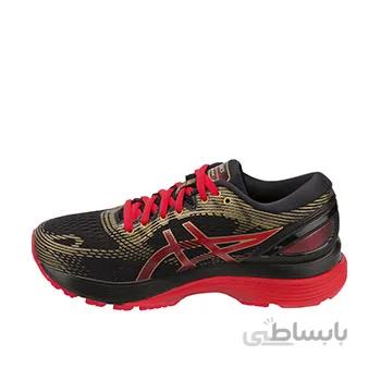 کفش کتونی مخصوص رانینگ وپیاده روی اسیکس رنگ مشکی قرمز