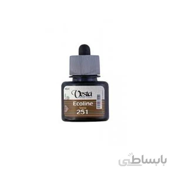 رنگ اکولین وستا کد sepia 251