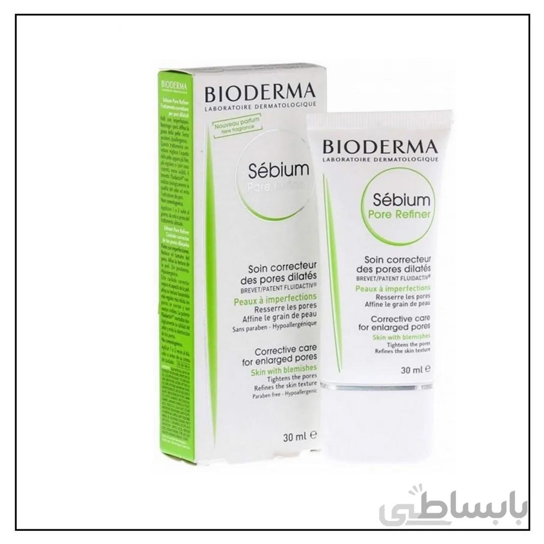 کرم ترمیم کننده پوست چرب و مختلط بایودرما bioderma مدل Sebium Pore Refiner