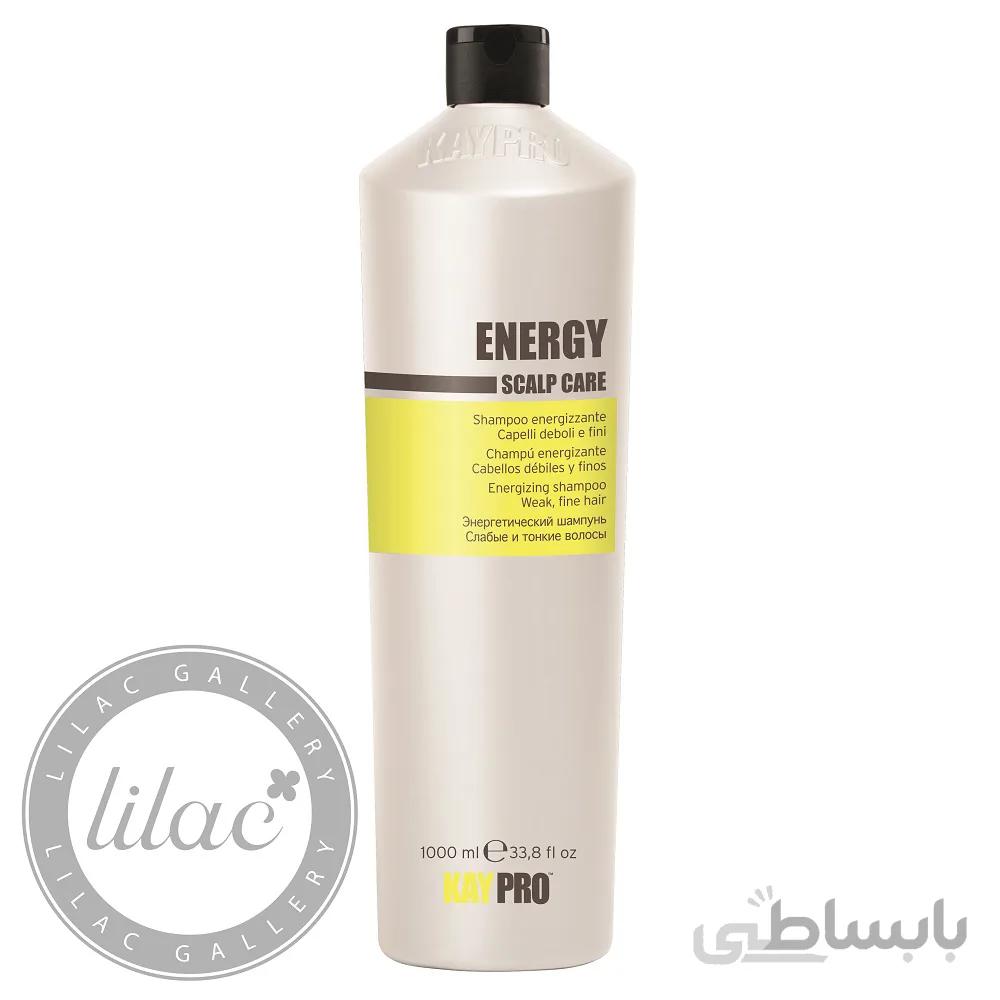 شامپو مراقبت کننده از پوست سر و ضد ریزش کی پرو ENERGY حجم 1000 میلی لیتر