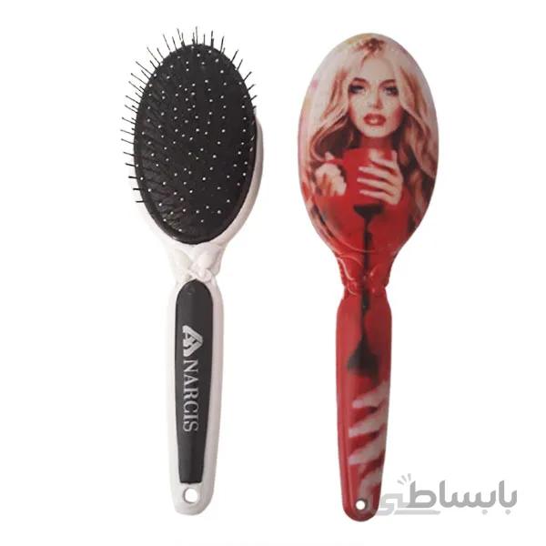 برس مو عکس دار نارسیس طرح 1