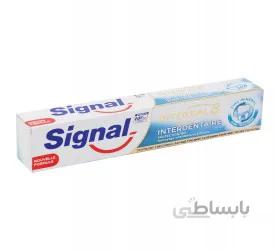 خمیر دندان سفید کننده سیگنال مدل اینتگرال 8 حجم 100 میلی لیتر
