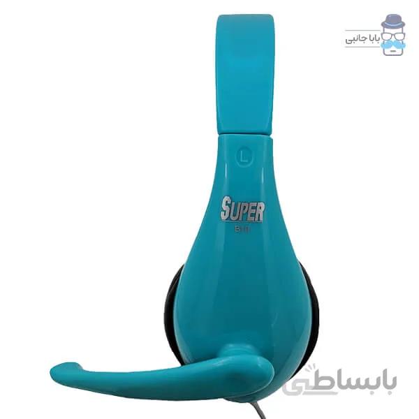 هدست استریو با سیم سوپر کالر مدل B-10 ا Super Cos Color B-10 Stereo Wired Headphone