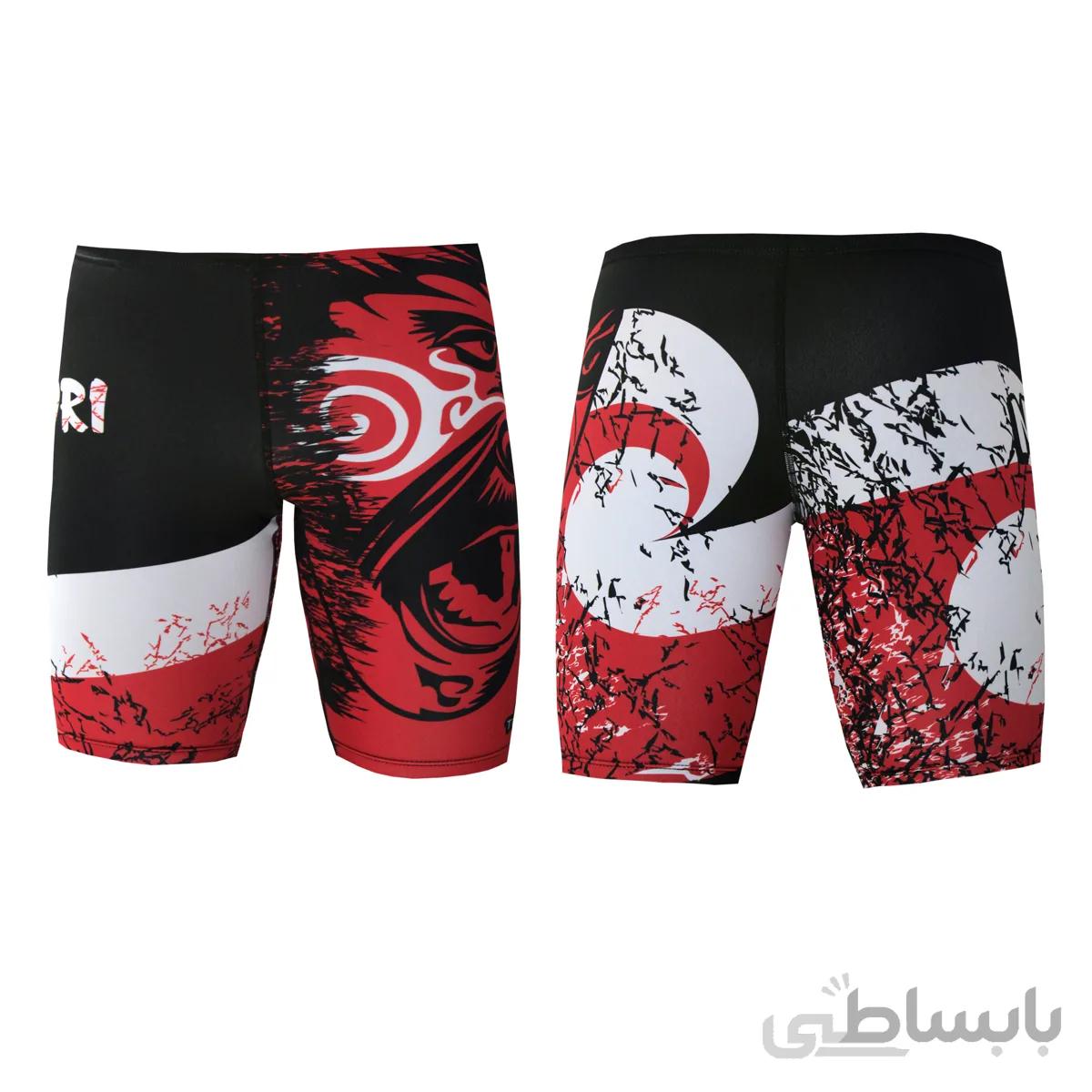مایوی شنای مردانه توربو Jammer Full Printer Maori Head ا Turbo men swimsuit Jammer Full Printer Maori Head