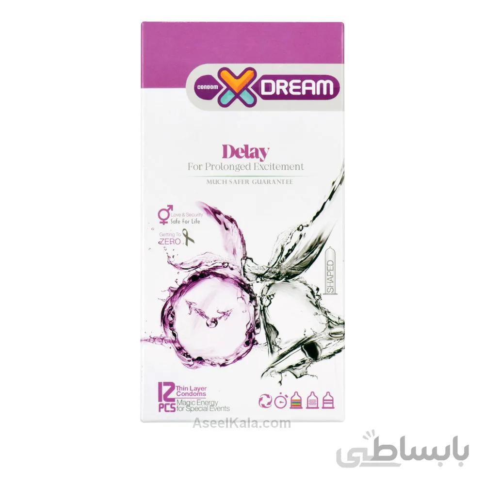 کاندوم تاخیری ایکس دریم بسته ۱۲ عددی ا X-Dream Delay Condom, 12 Pieces