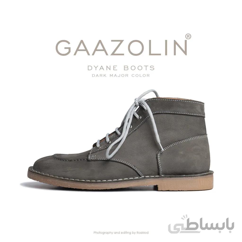 بوت ژیان گازولین دودی تیره – GAAZOLIN Dyane Boots Dark Major