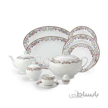 سرویس 102 پارچه ایتالیا اف گلستان چینی زرین درجه عالی