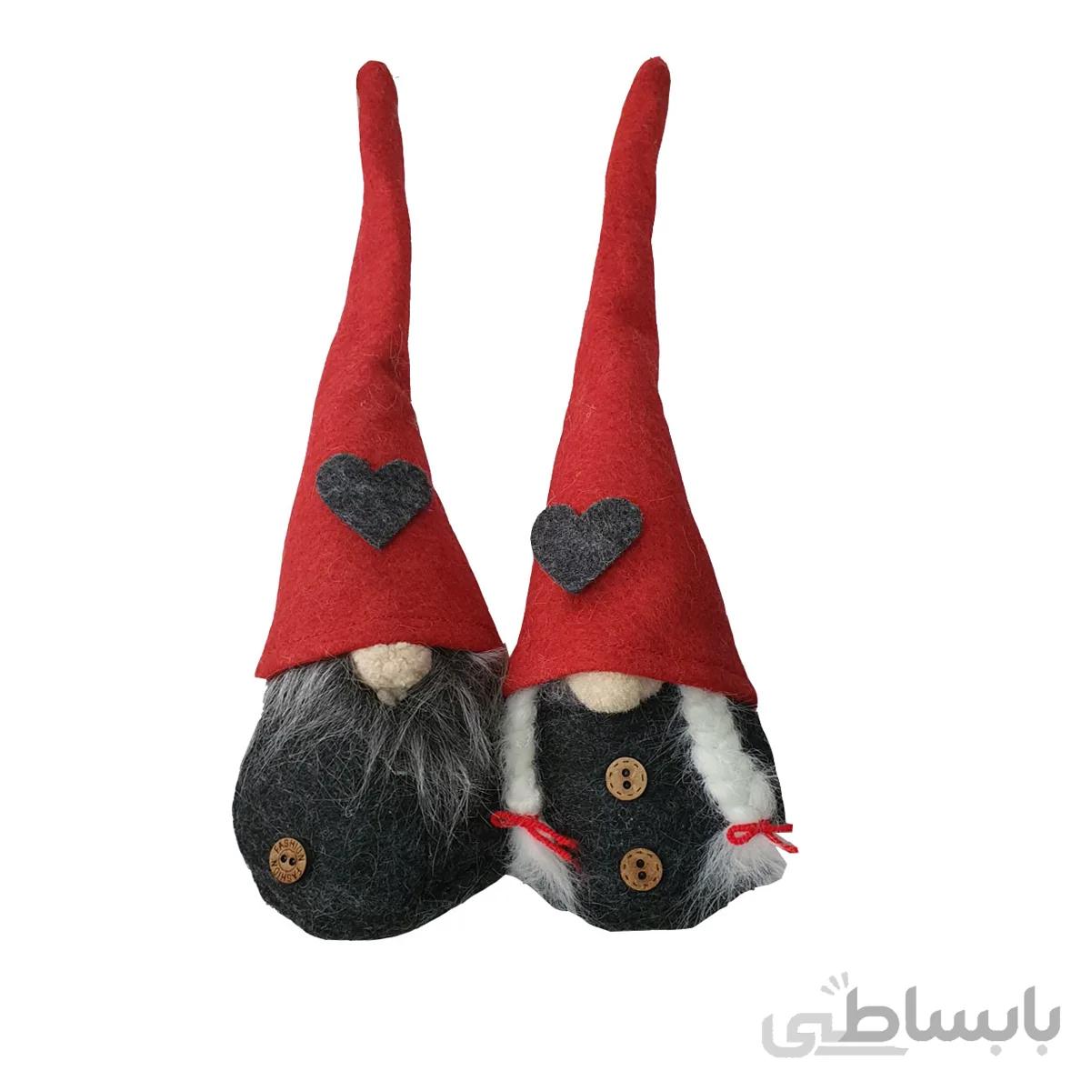 عروسک طرح لیلی پوت عاشق مدل دختر و پسر کد LB02 ارتفاع 33 سانتی متر مجموعه 2 عددی