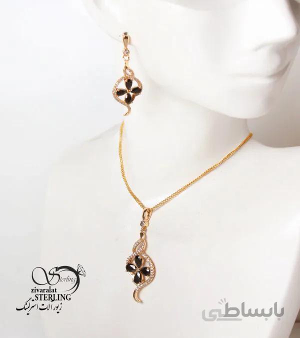 نیم ست با طرح لوزی