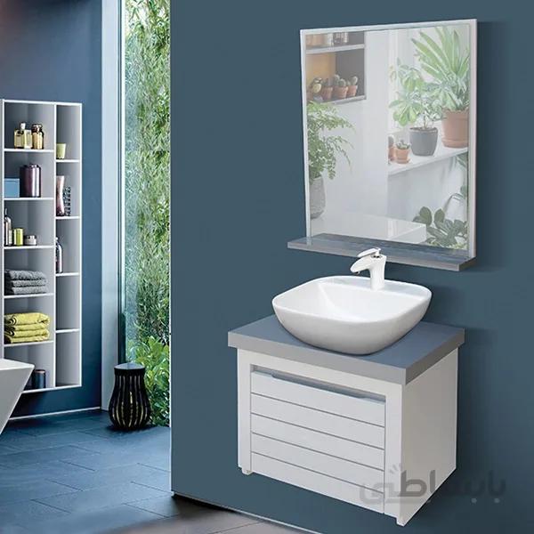 ست کابینت و روشویی مدل Selena 60 به همراه آینه