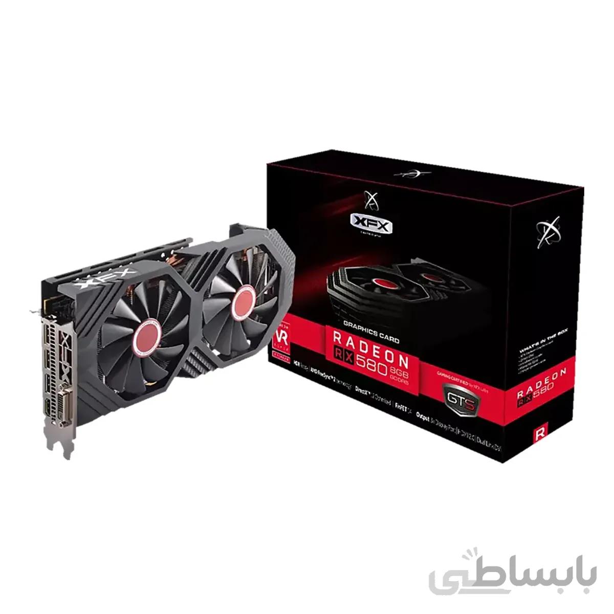 کارت گرافیک ایکس اف ایکس Radeon RX 580 GTS XXX Edition 8GB ا XFX Radeon RX 580 GTS XXX Edition 8GB Graphics Card