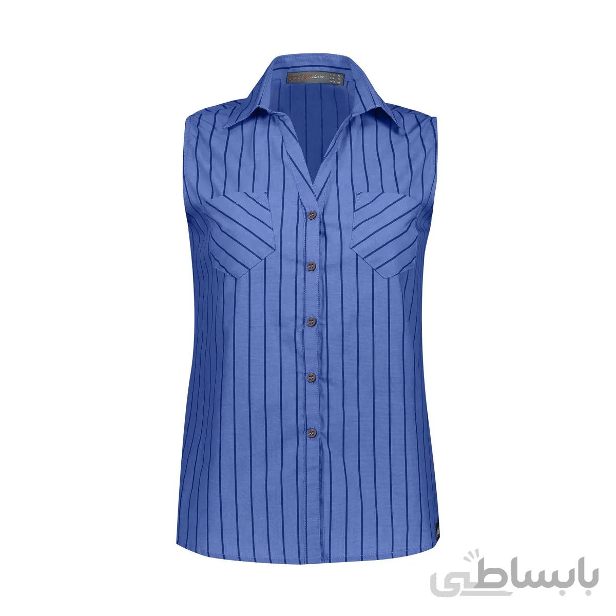 تاپ یقه دار زنانه کد 601348
