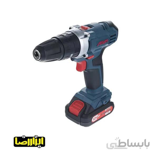 دریل پیچ گوشتی چکشی شارژی آروا مدل 5802