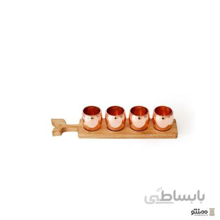 ست شات مسی مدل برگ
Copper shot set of leaf model