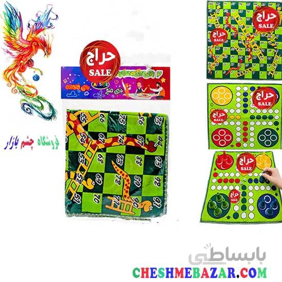 منچ و مار و پله پارچه ای