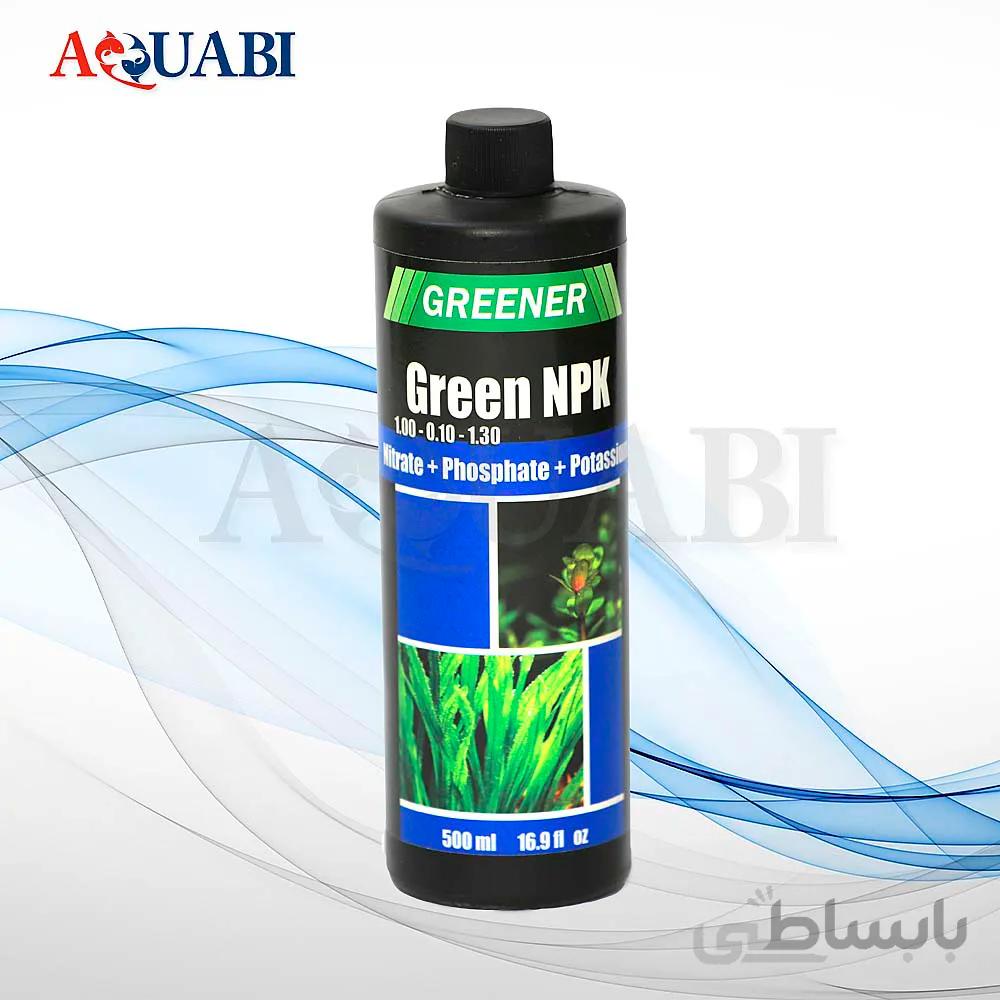 کود محلول گیاهی مولتی ان پی کا 500 میل گرینر greener green npk