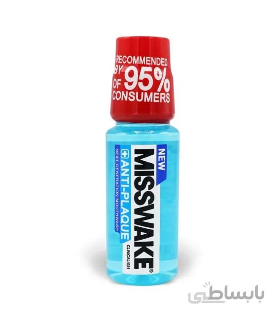 دهانشویه میسویک MISSWAKE مدل Anti-Plaque - حجم 200 میلی لیتر