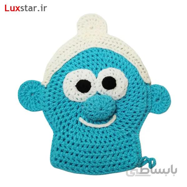 لیف عروسکی طرح اسمورف ا smurf washcloth