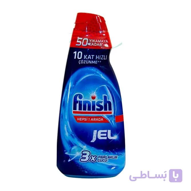 ژل ماشین ظرفشویی فینیش مدل All In One حجم 1000 میلی لیتر ا Finish Dishwasher Gel Model All In One Size 1000 ml کد 330097