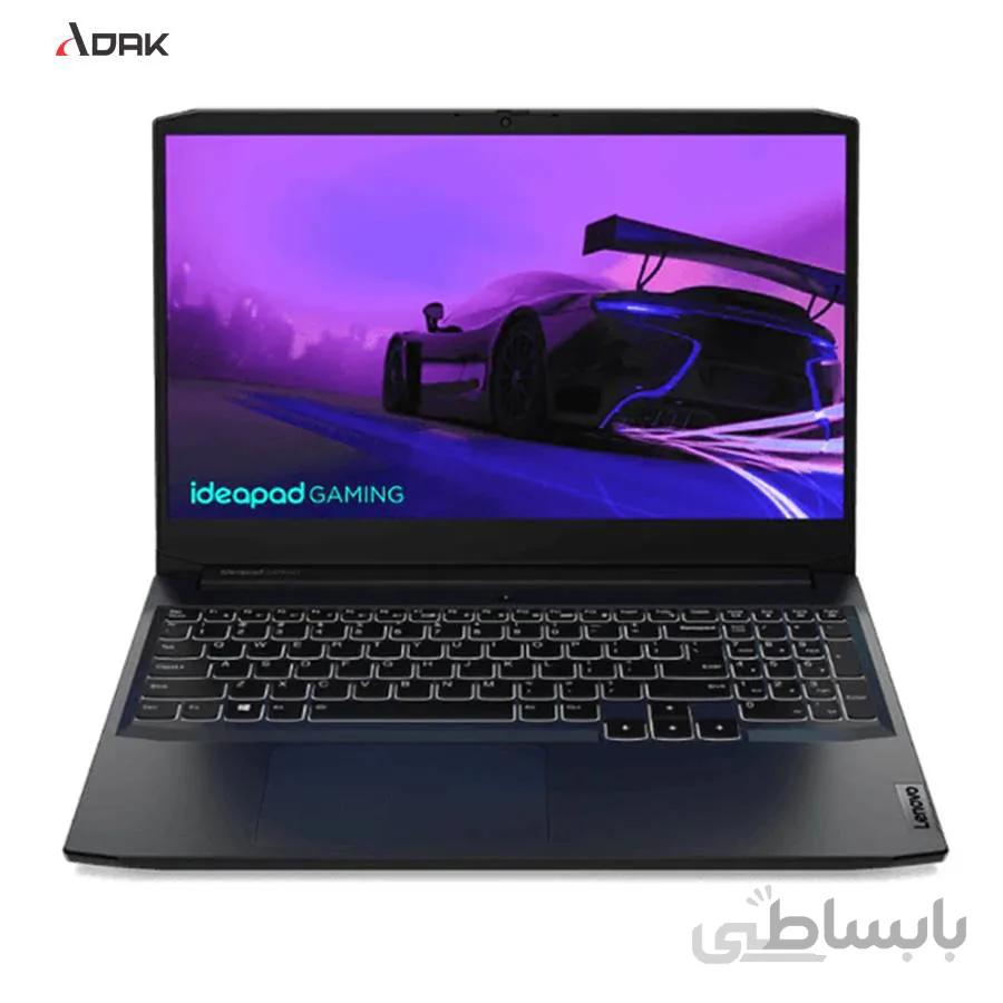 لپ تاپ لنوو IdeaPad Gaming 3-NA ا Lenovo R7 5800H-8GB-512SSD-4GB 3050-FHD Laptop