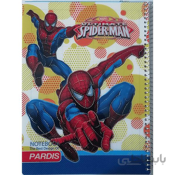 دفتر مشق – دفتر فنری طرح مرد عنکبوتی (spider-man)