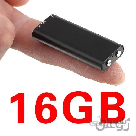 Digital Voice Recorder Mini Voice Recorder with 16GB USB Flash Drive and Mp3 Function/170 Hours Recording Capacity Black Small Audio Dictaphone for Meetings and Transfer Files
