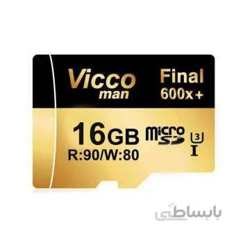 کارت حافظه microSDHC ویکو من مدل Final 600x کلاس 10 استاندارد UHS-I U3 سرعت 90ps ظرفیت 16 گیگابایت