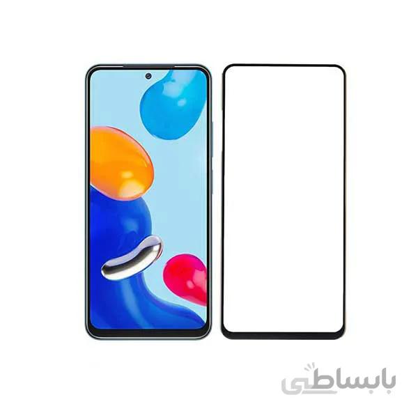 گلس نوت 11 اس فول چسب شیشه ای محافظ صفحه نمایش گوشی موبایل شیائومی