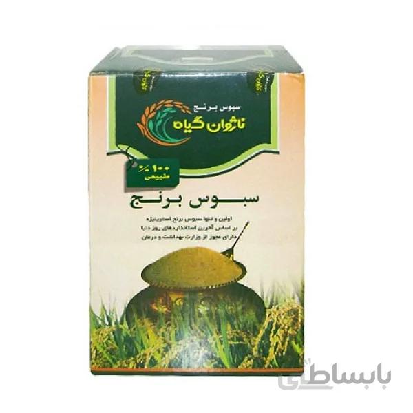 پودر سبوس برنج قهوه ای ناژوانیا Brown rice bran Nazhvania Powder