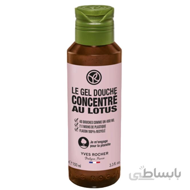 ژل دوش با رایحه نیلوفرآبی لوتوس Lotus مناسب انواع پوست ایوروشه 100 میلی لیتر