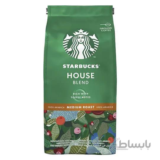 پودر قهوه استارباکس مدل House Blend ا House Blend Starbucks ground Coffee