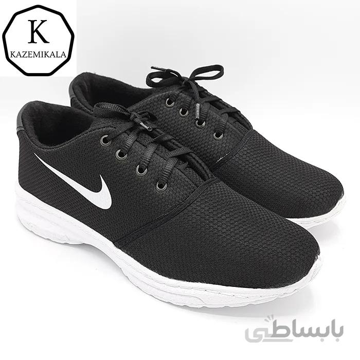 کفش اسپرت و پیاده روی نایک بنددار رنگ مشکی 1