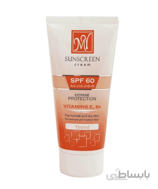 ضد آفتاب کرم پودری پوست خشک و معمولی SPF 60 مای